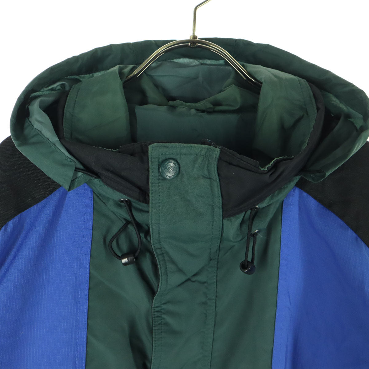 Columbia コロンビア 英字 長袖 マウンテンパーカー XXL グリーン アウトドア メンズ