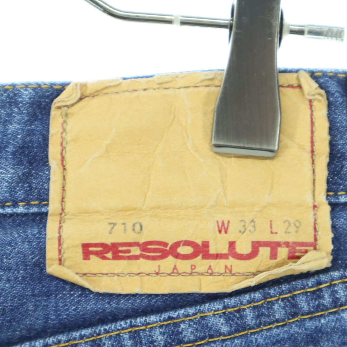 RESOLUTE リゾルト 710 日本製 デニムパンツ W33 ブルー メンズ