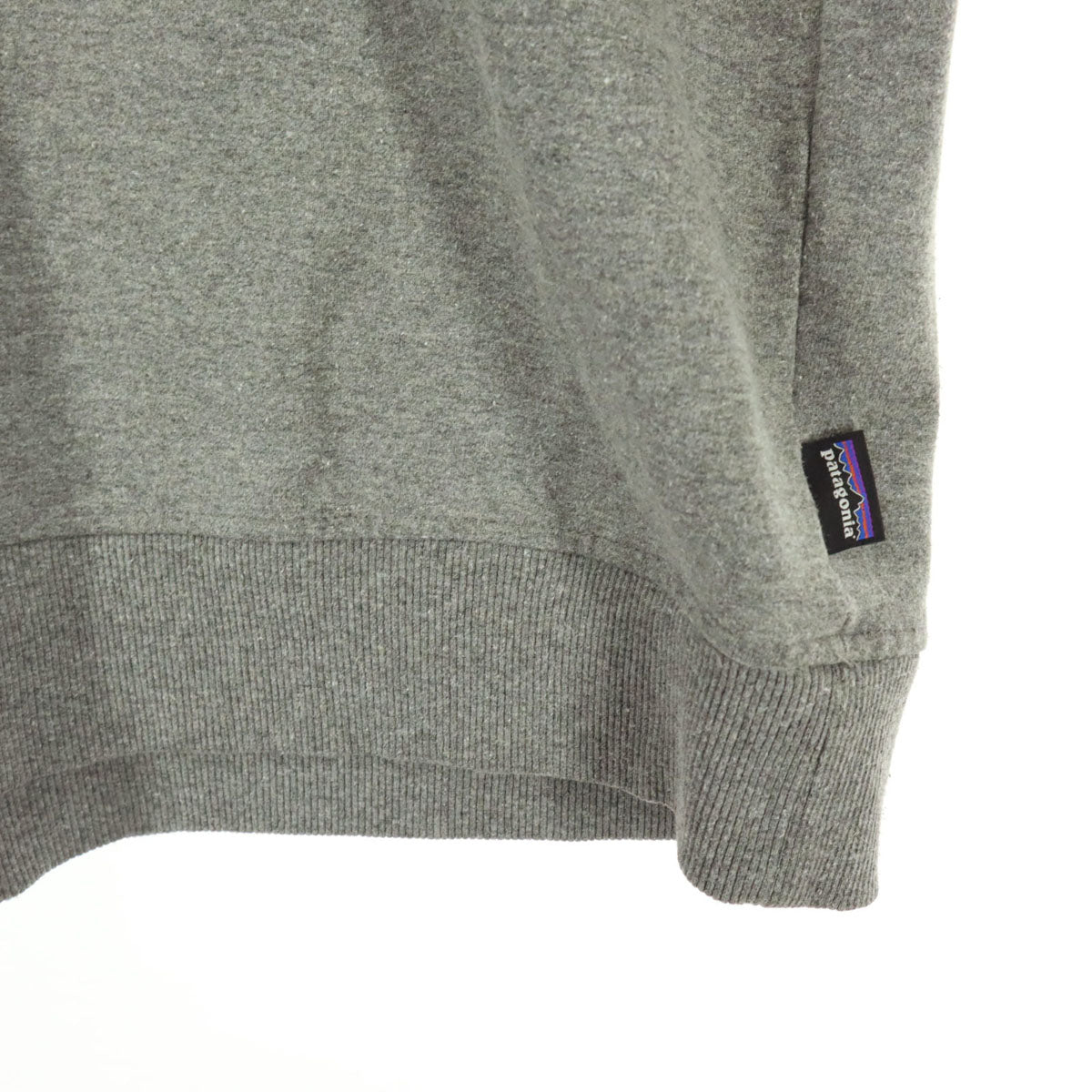 美品 patagonia パタゴニア ロゴワッペン 長袖 トレーナー L グレー パタゴニア・インターナショナル・インク PO:321594 メンズ