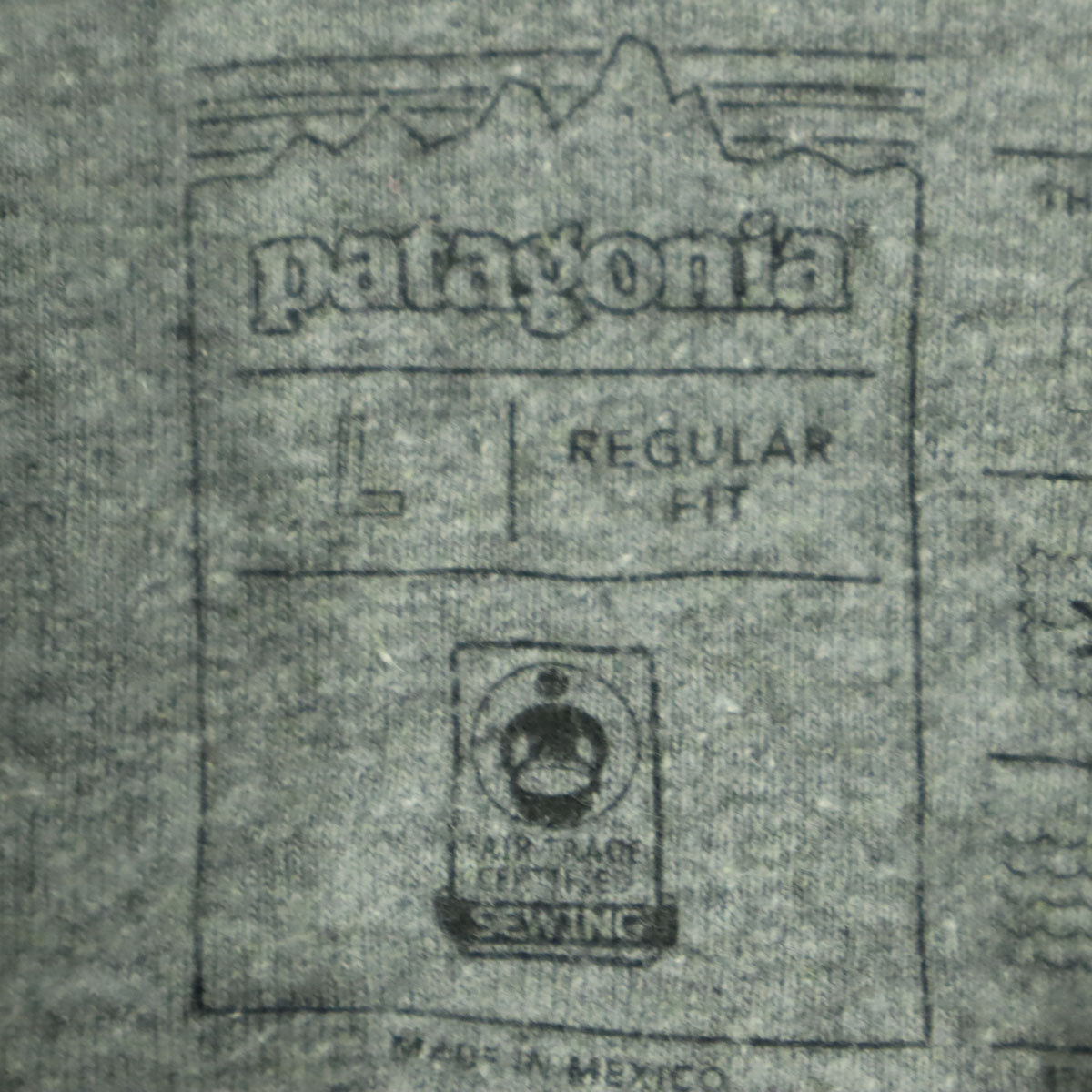 美品 patagonia パタゴニア ロゴワッペン 長袖 トレーナー L グレー パタゴニア・インターナショナル・インク PO:321594 メンズ