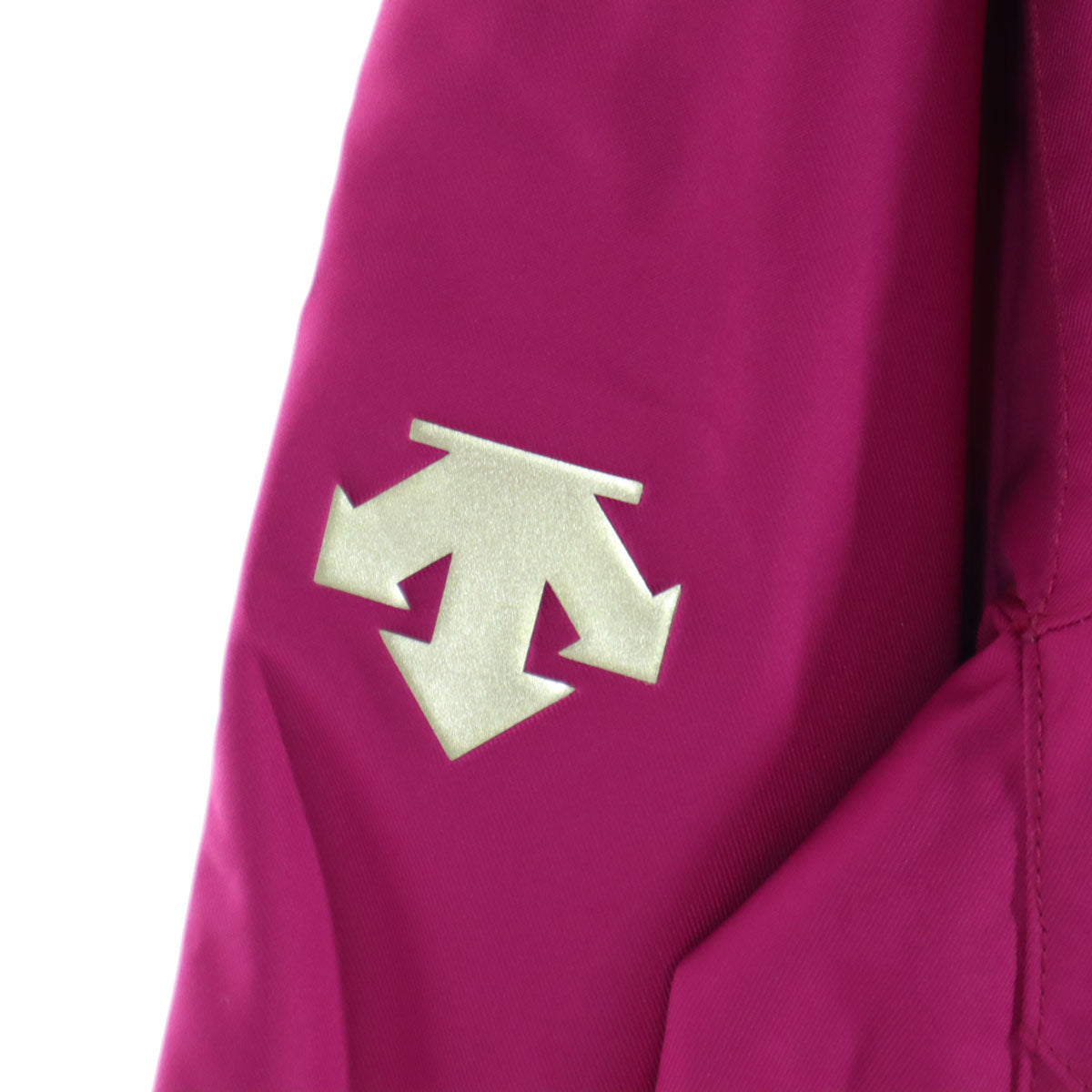 美品 DESCENTE デサント 英字 長袖 ダウンジャケット M ピンク レディース