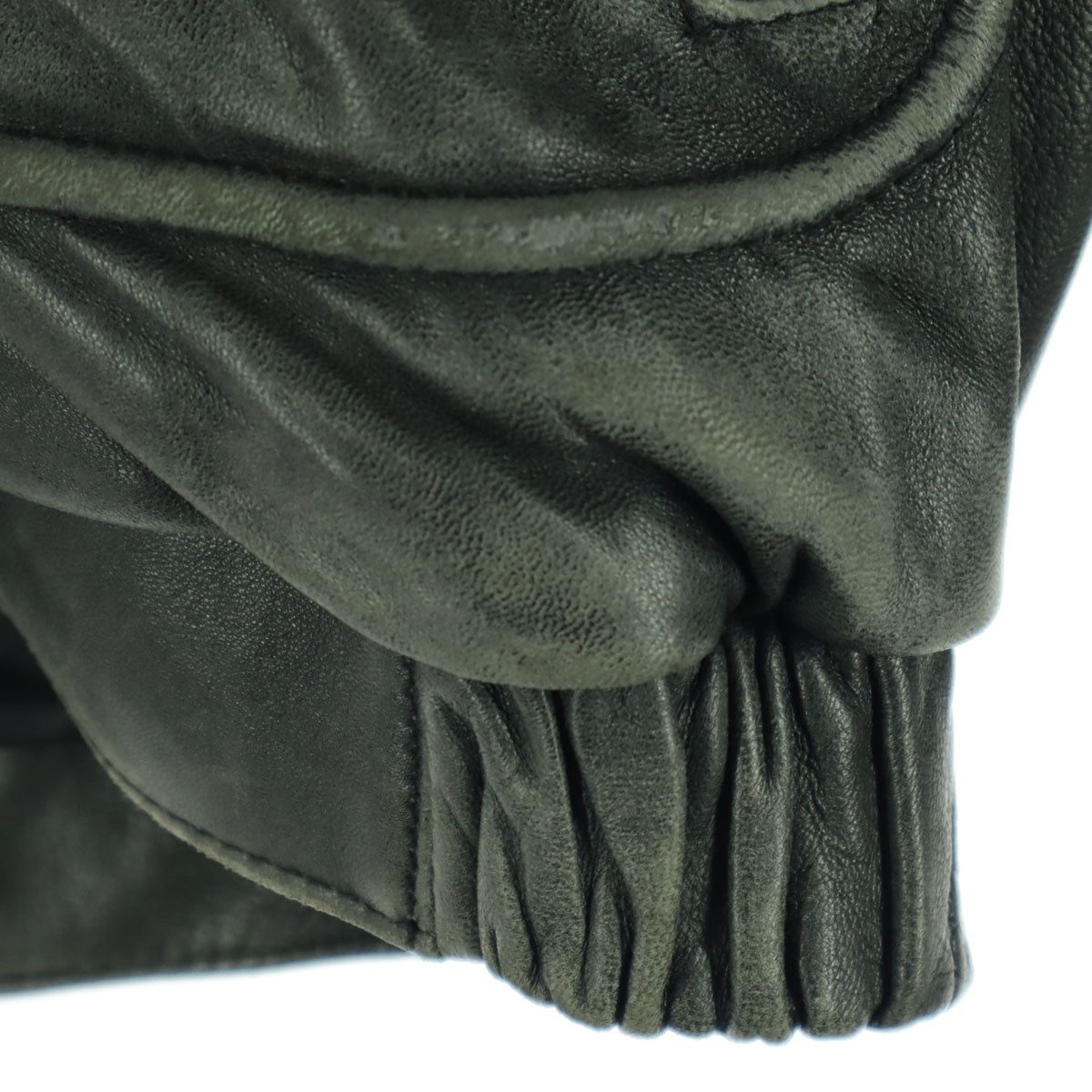 長袖 G-1タイプ レザージャケット L ブラック ライナー ファー取外し可能 羊革 メンズ