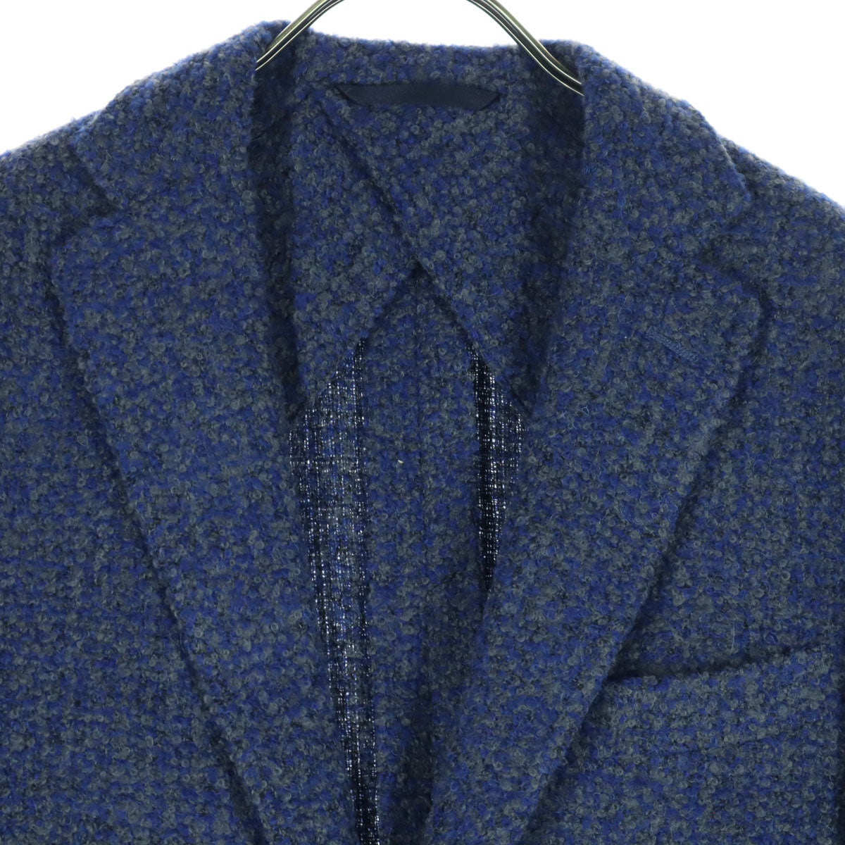 未使用 RICHARD JAMES リチャードジェームス ウールブレンド 長袖 テーラードジャケット 38A ブルー メンズ