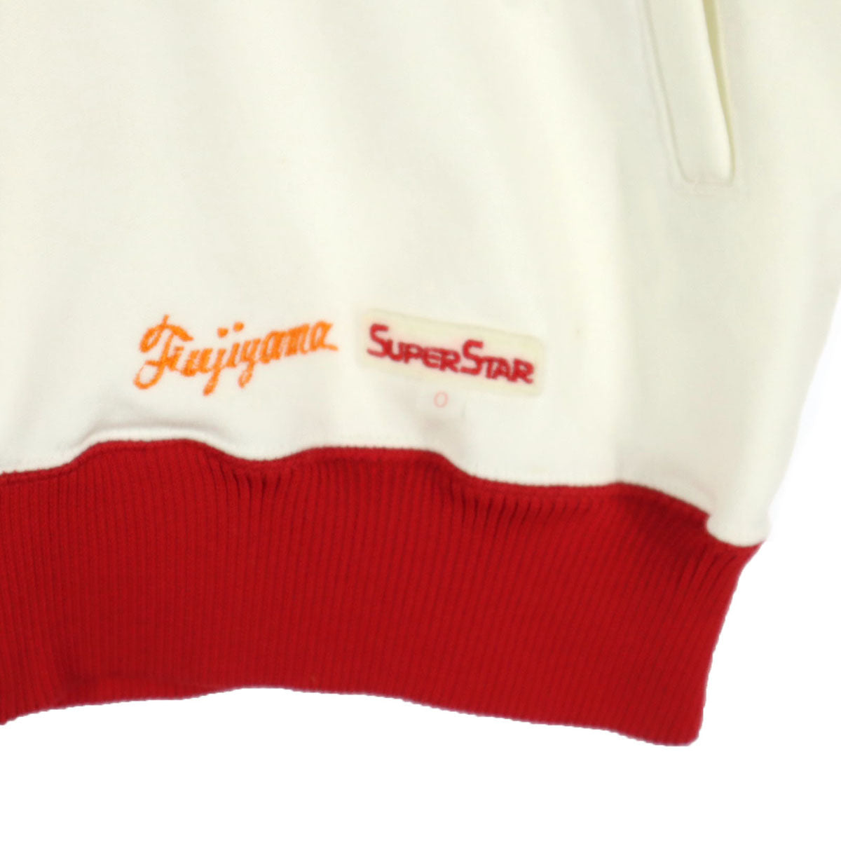 SUPER STAR スーパースター MIZUNO 美津野 刺繍 長袖 トラックジャケット O ホワイト ジャージ メンズ