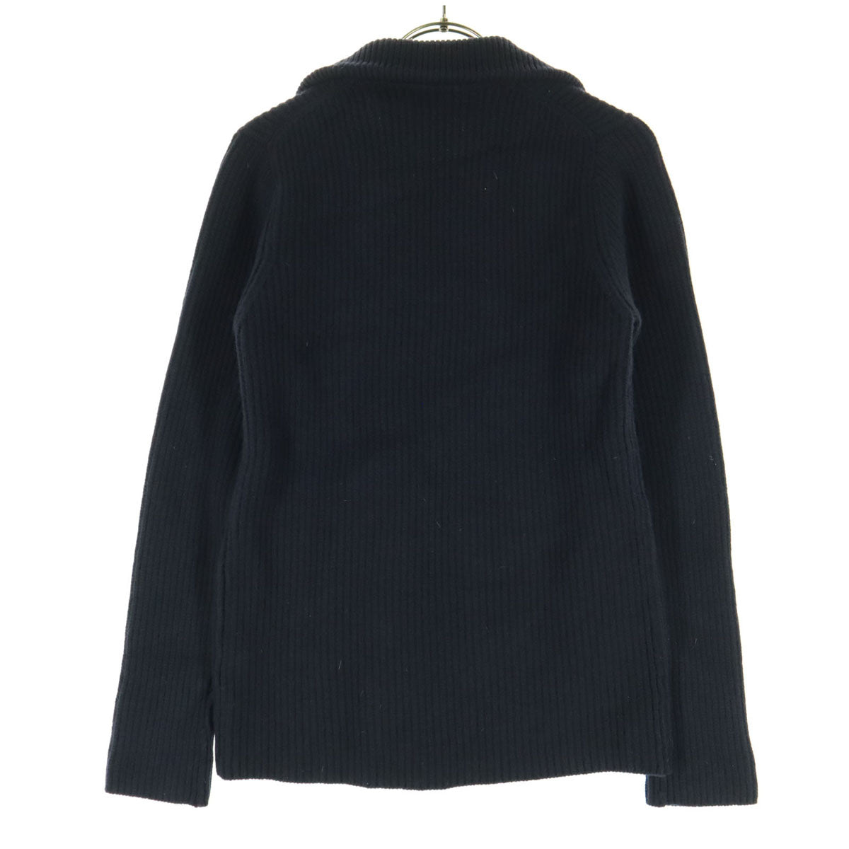 美品 crocodile tokyo クロコダイル トーキョー 長袖 ニットジャケット XS ネイビー メンズ