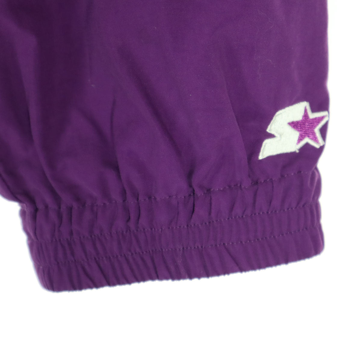 STARTER スターター ロゴ刺繍 ウインドブレーカー XL パープル アノラックパーカー メンズ