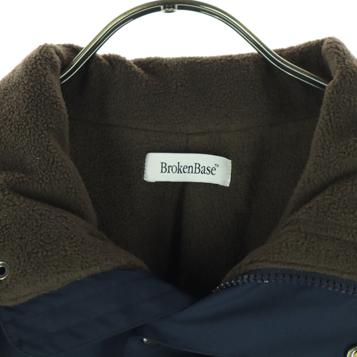 BrokenBase ブロークンベース 裏フリース ブルゾン M ネイビー メンズ