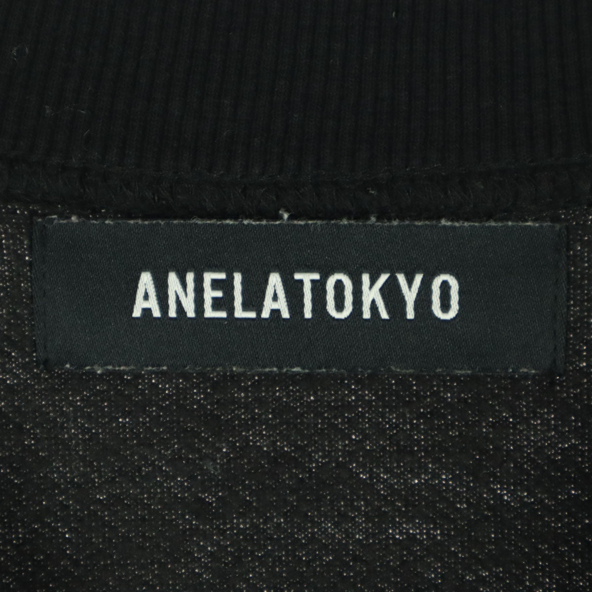 ANELATOKYO アネラトーキョー 裏起毛 長袖 トレーナー Free ブラック レディース