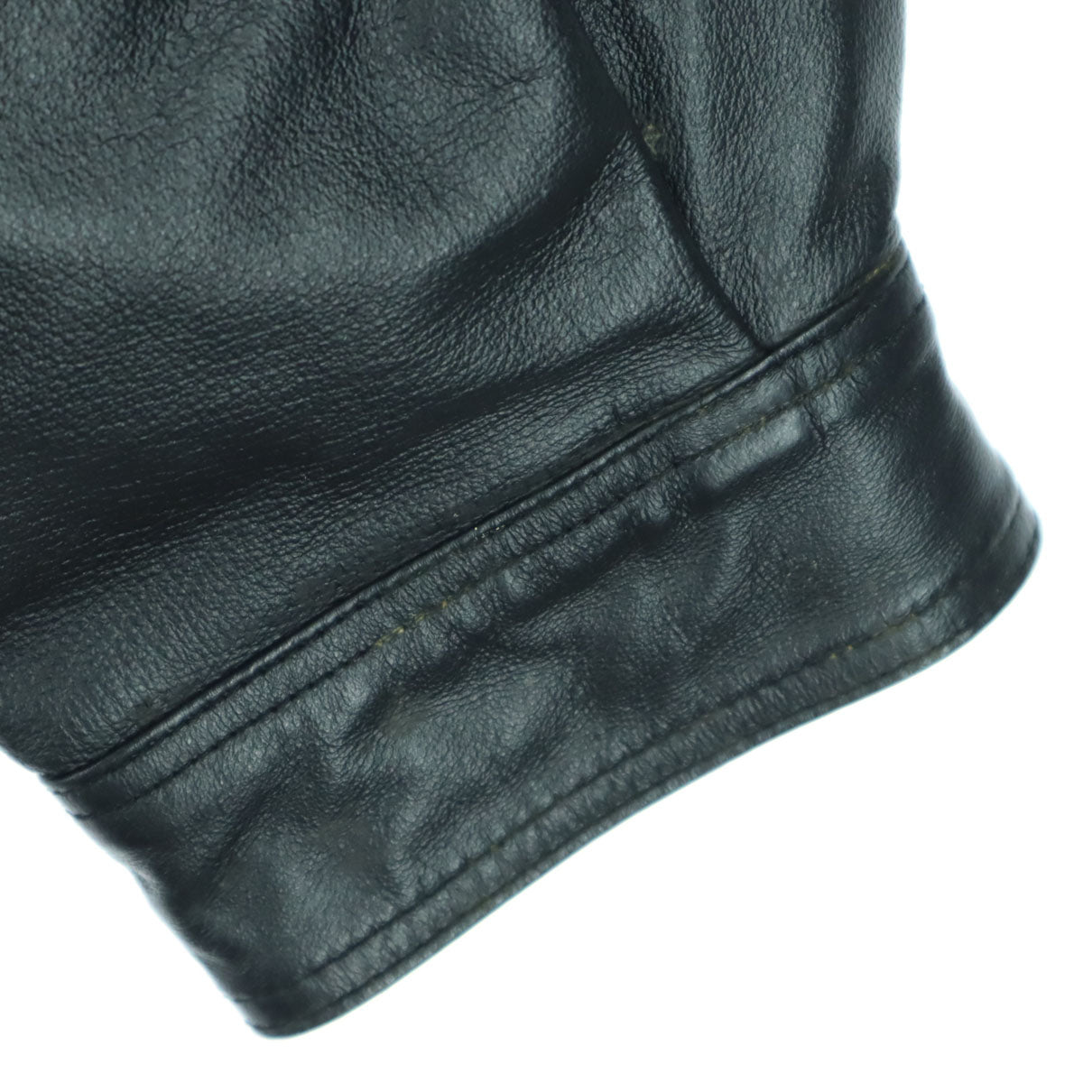 EPO CH エポック A-2タイプ 長袖 レザージャケット LL ブラック メンズ