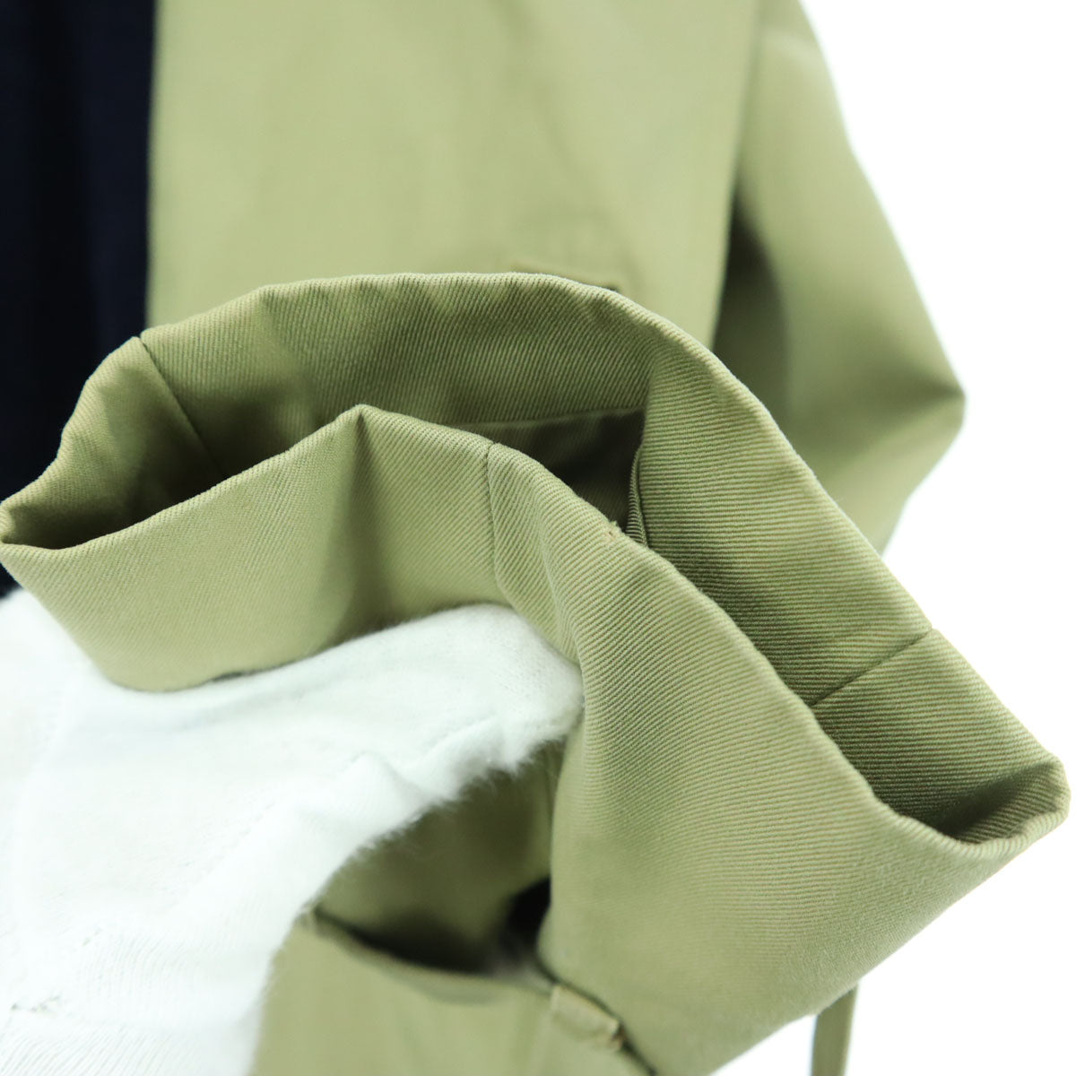 Drawer ドゥロワー 日本製 長袖 トレンチコート 36 ベージュ メンズ