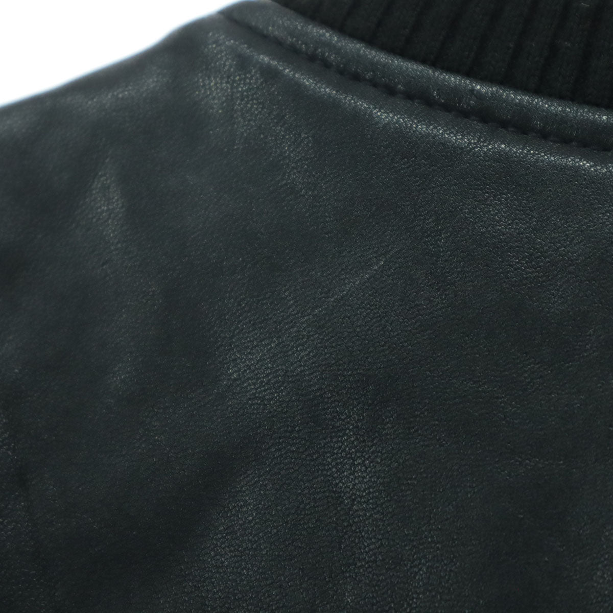 Lui's ルイス 長袖 レザー スタジャン L ブラック 山羊革 メンズ