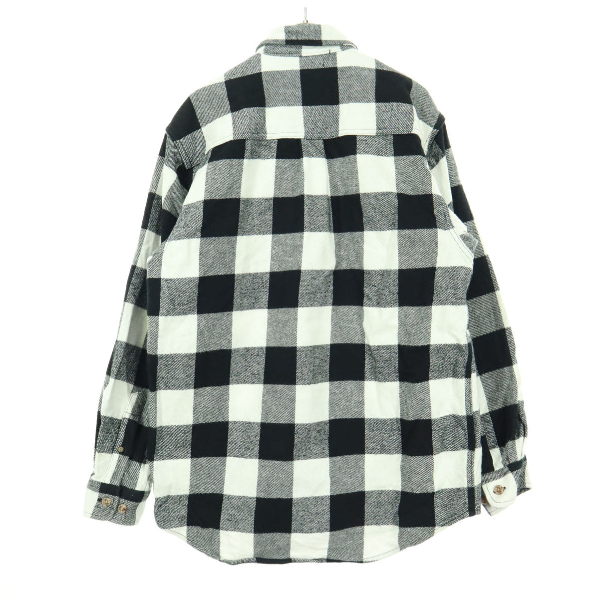FIELD&STREAM フィールドアンドストリーム チェック柄 長袖 コットンシャツ S ブラック系 メンズ