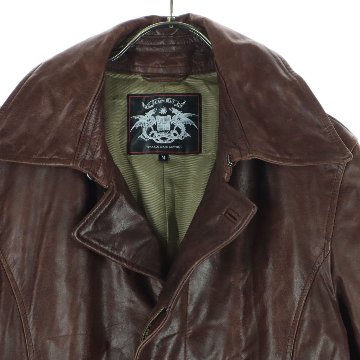 TORNADO MART トルネードマート 長袖 レザーコート M ブラウン系 メンズ