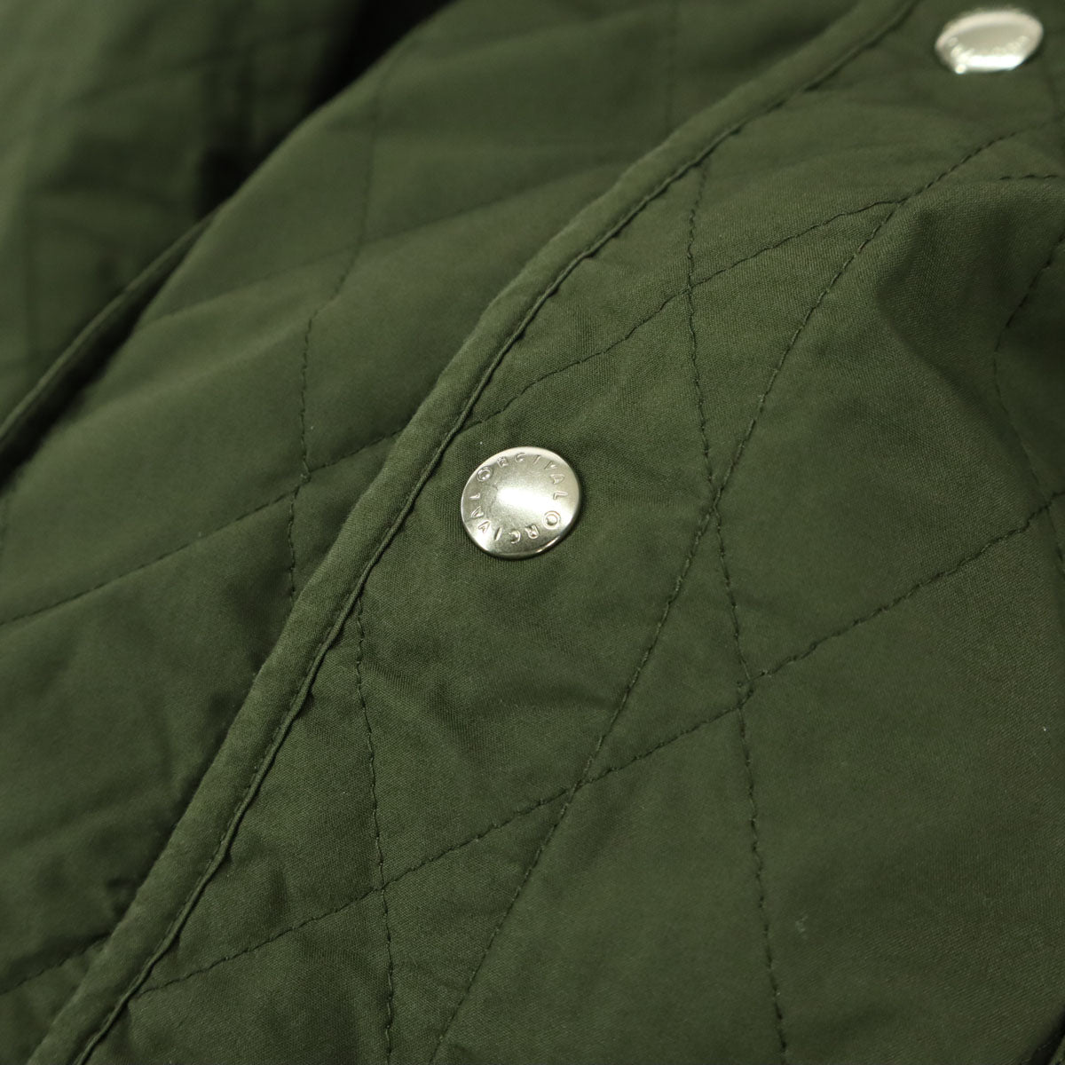 ORCIVAL オーシバル Thermore ワンポイントロゴ 長袖 キルティングジャケット 2 カーキ レディース