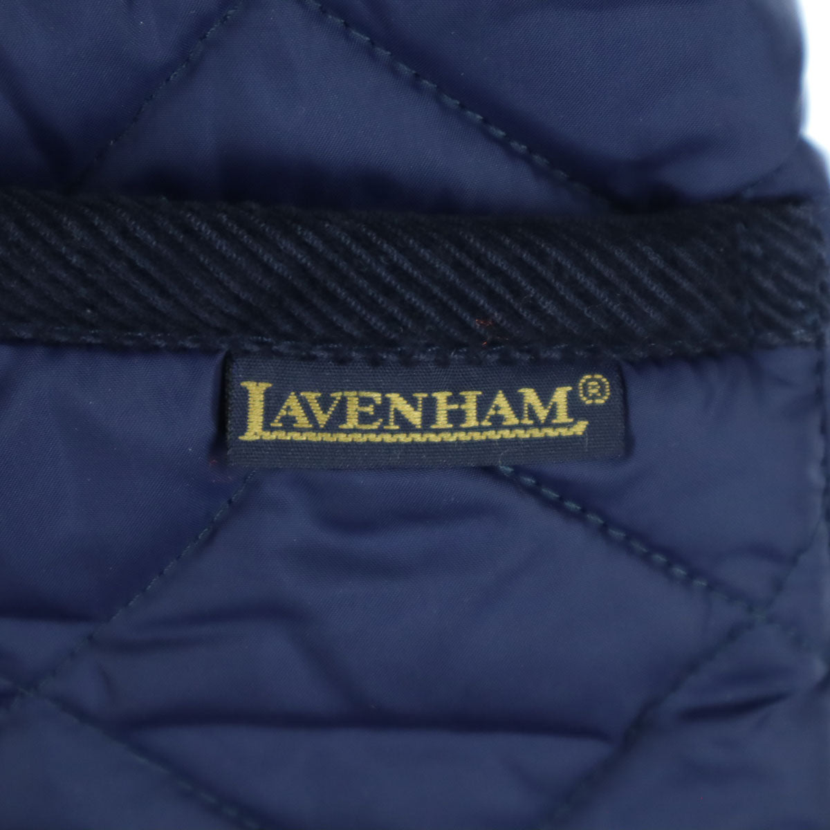 LAVENHAM ラベンハム イギリス製 長袖 キルティングジャケット ネイビー メンズ
