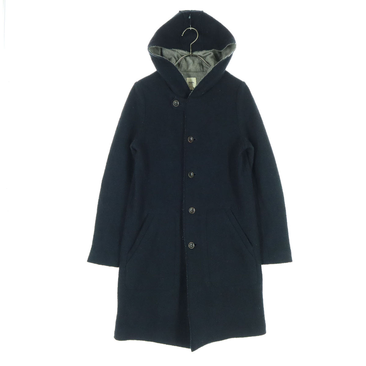 nume ヌメ 日本製 長袖 コート 2 ブラック フーディー レディース