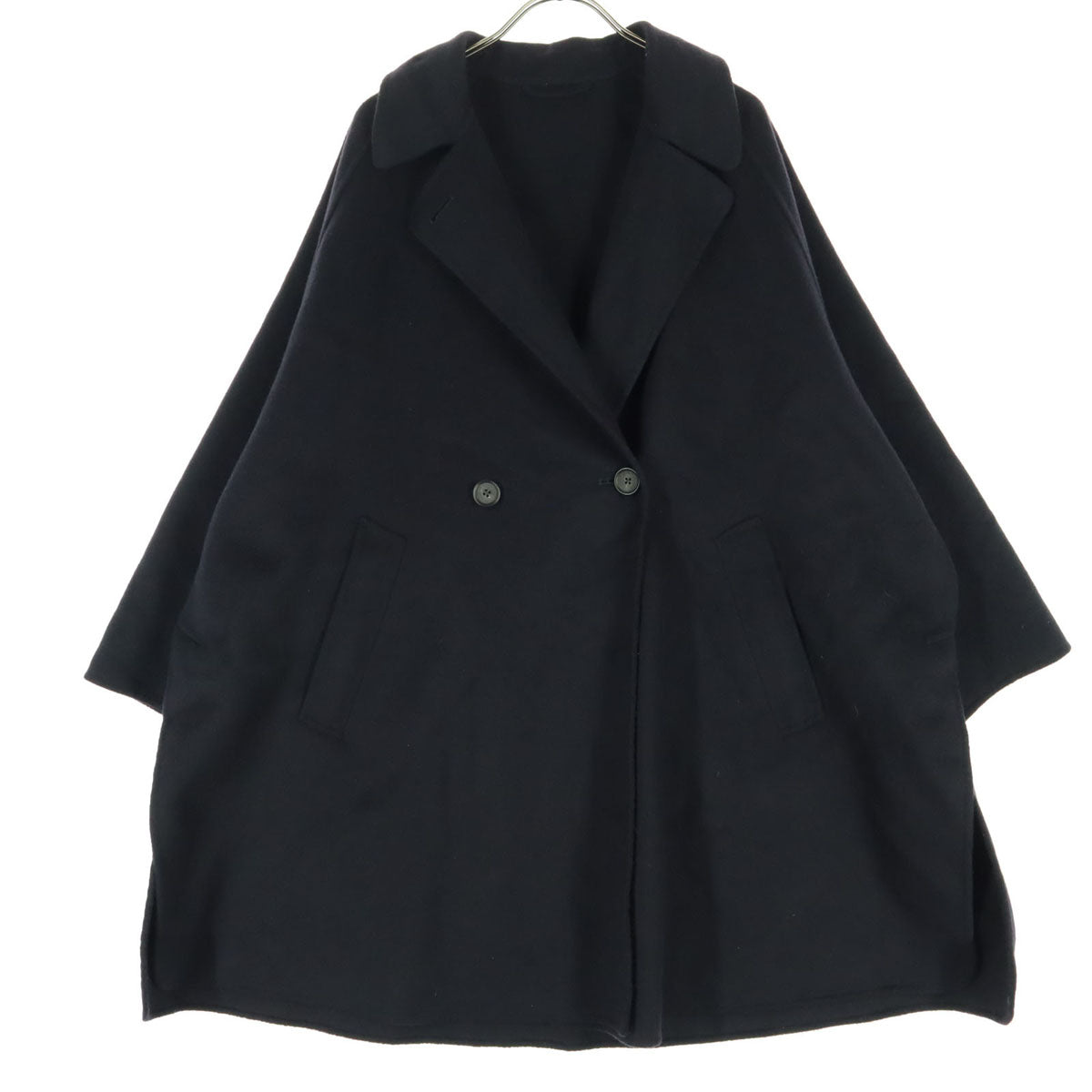 BEAUTY&YOUTH ビューティーアンドユース 長袖 オーバーサイズ ダブル ロングコート S ブラック ユナイテッドアローズ レディース