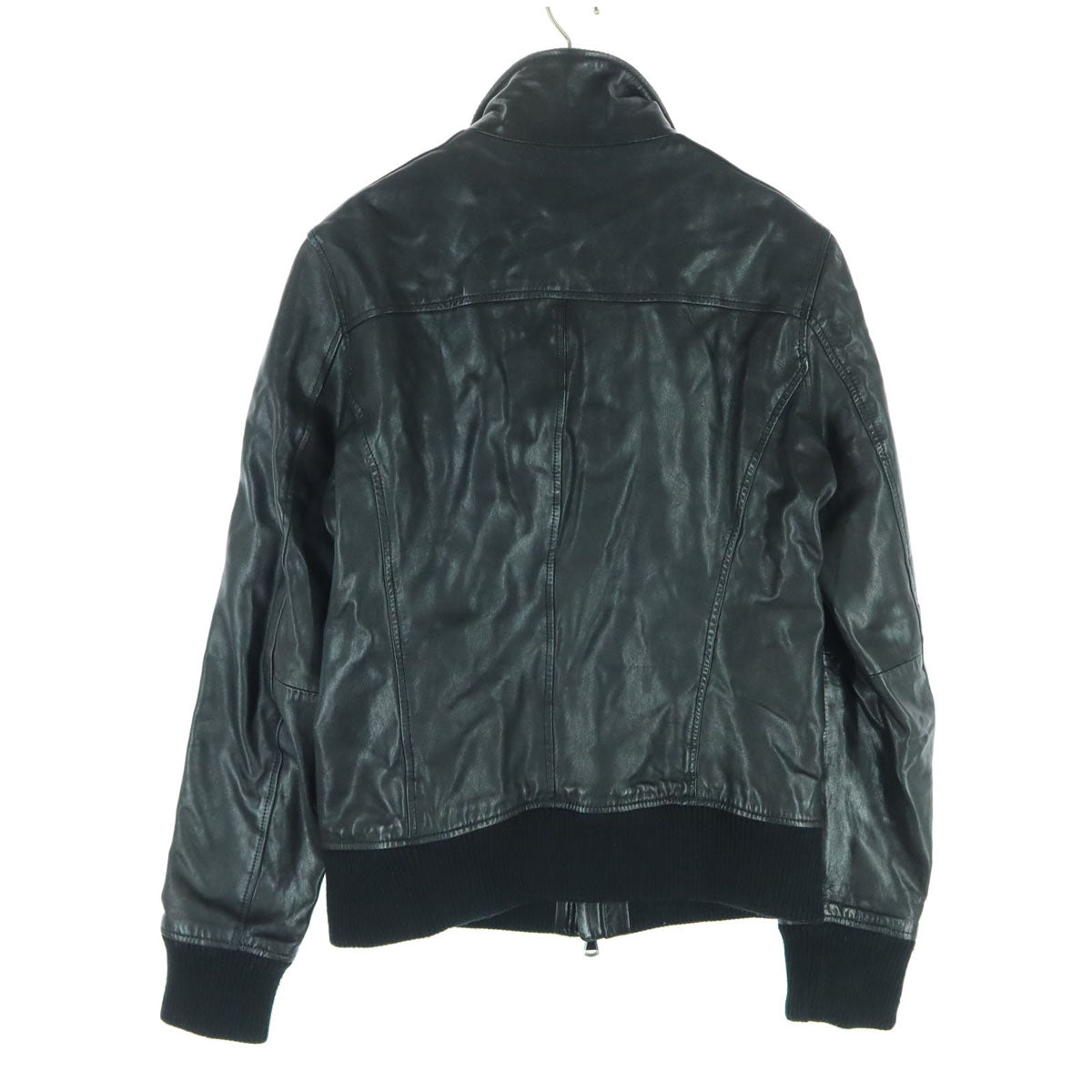 junhashimoto ジュンハシモト 長袖 レザージャケット M ブラック メンズ