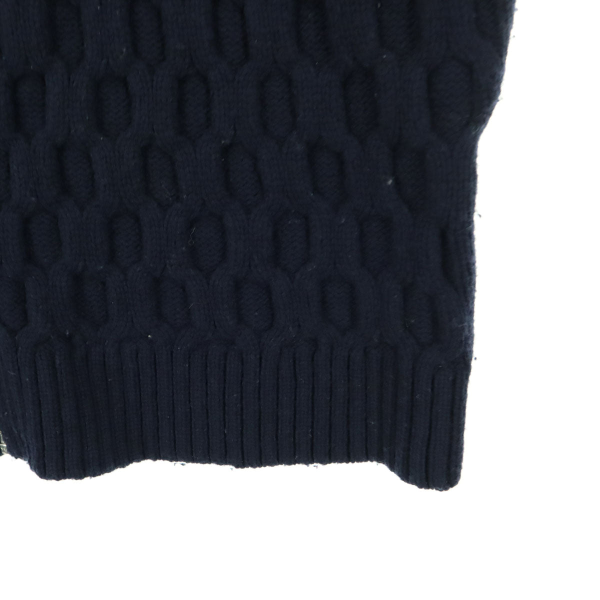 LACOSTE ラコステ 長袖 ニットジャケット M ネイビー メンズ