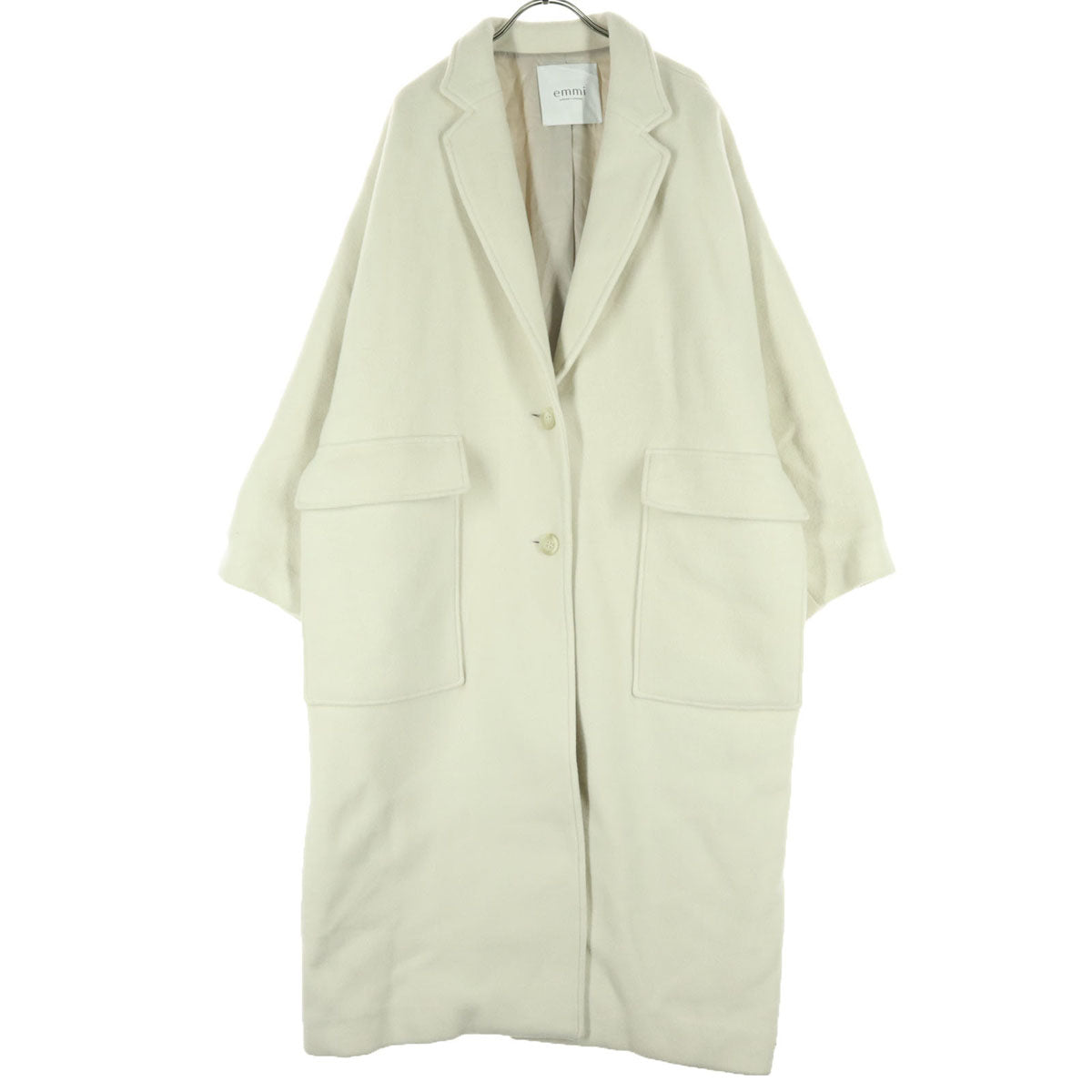 emmi エミ 長袖 ウールコート 1 ホワイト 13WFC224020 レディース