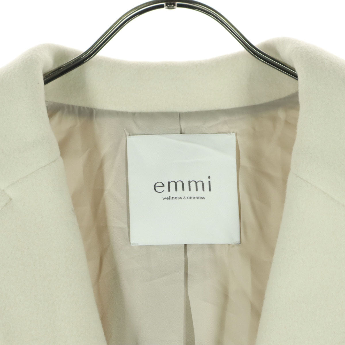 emmi エミ 長袖 ウールコート 1 ホワイト 13WFC224020 レディース