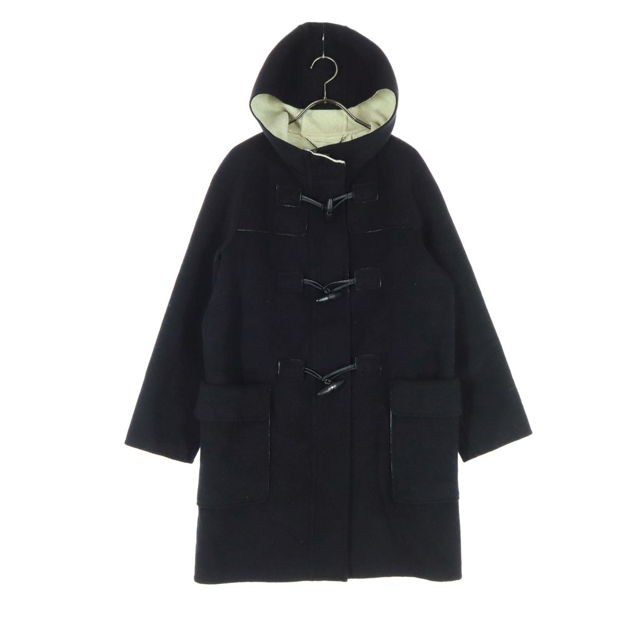 ADORE アドーア 長袖 ダッフルコート 36 ブラック レディース