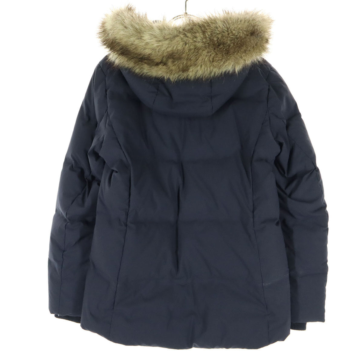 UNIQLO ユニクロ 長袖 シームレス ダウンジャケット M ネイビー フーディー レディース