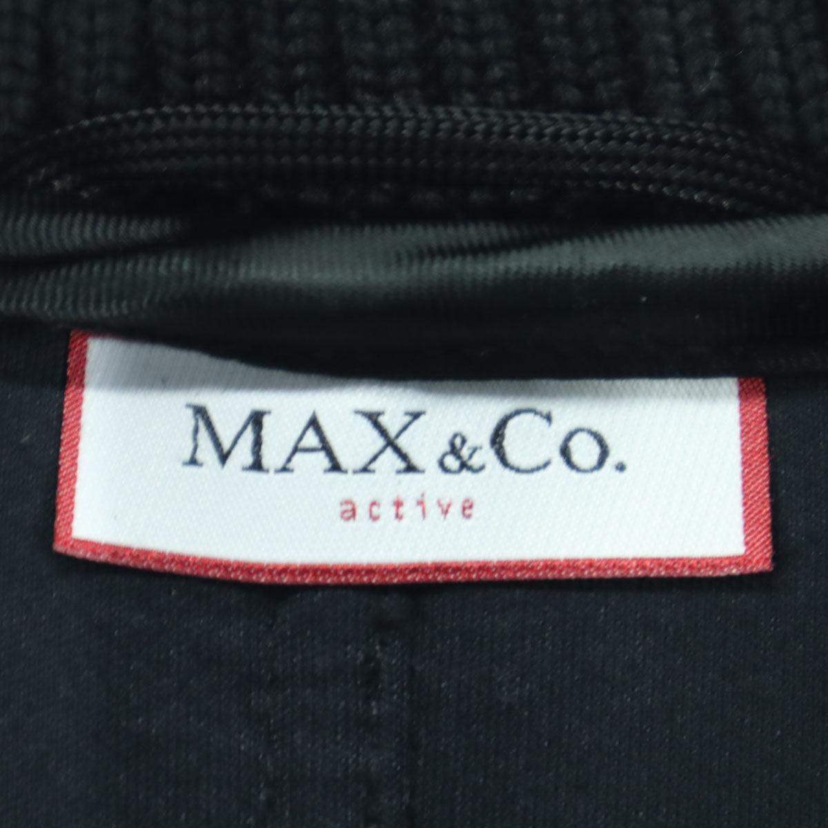 MAX&CO マックスアンドコー 長袖 ロングコート 40 ブラック レディース