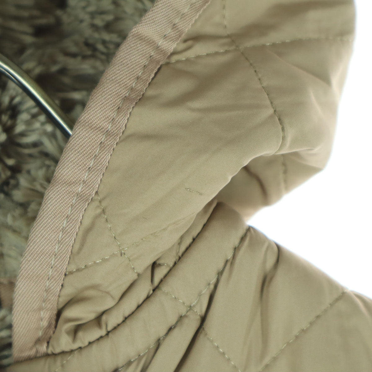 Mackintosh マッキントッシュ スコットランド製 長袖 キルティングジャケット 34 ベージュ レディース