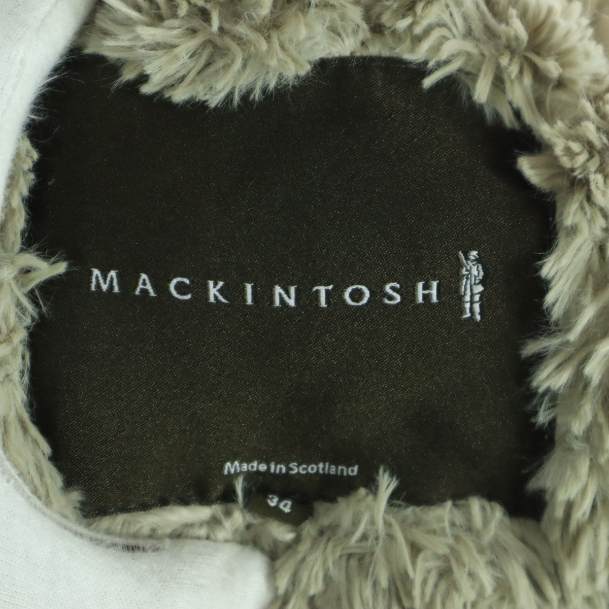 Mackintosh マッキントッシュ スコットランド製 長袖 キルティングジャケット 34 ベージュ レディース