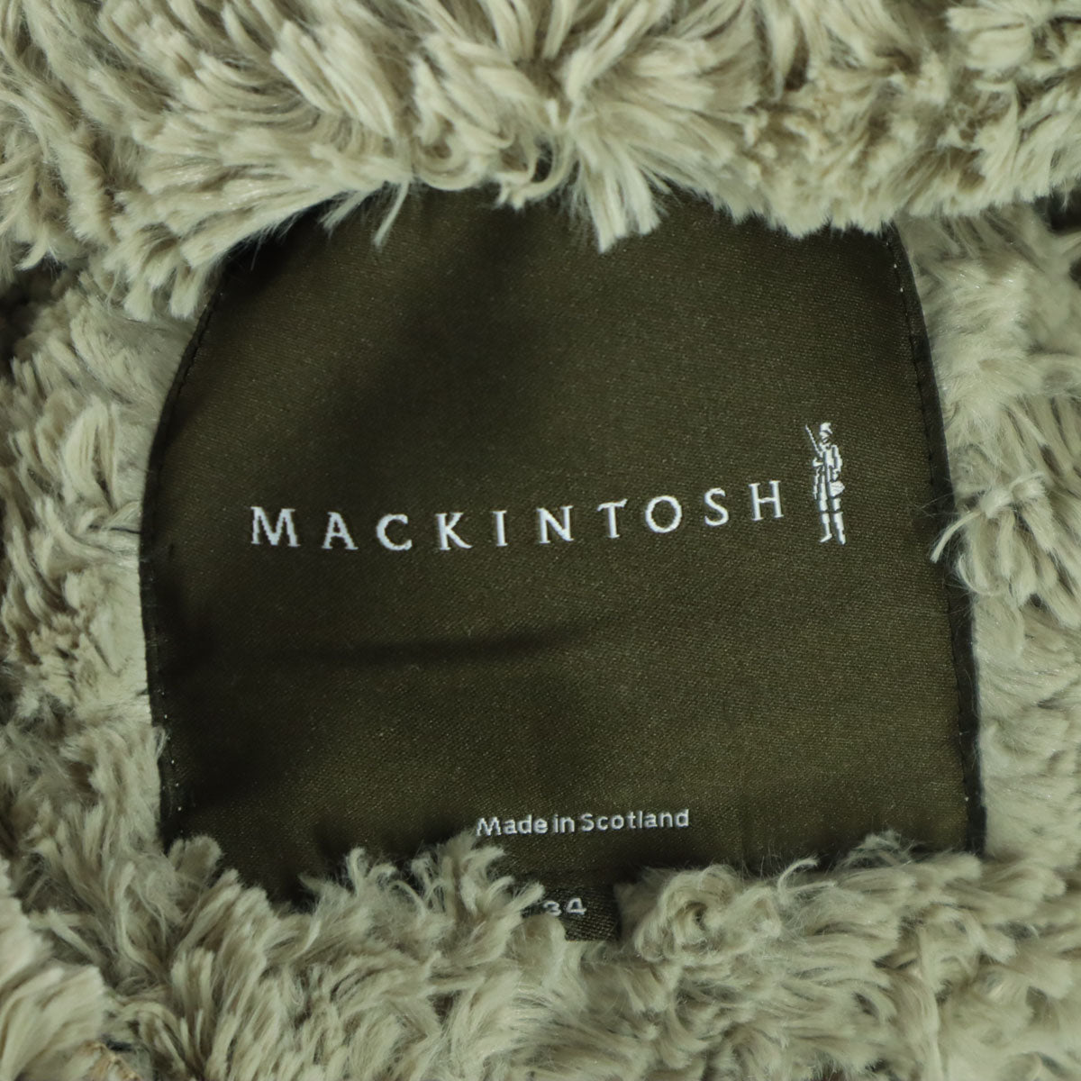 Mackintosh マッキントッシュ スコットランド製 長袖 キルティング 中綿コート 34 ベージュ レディース