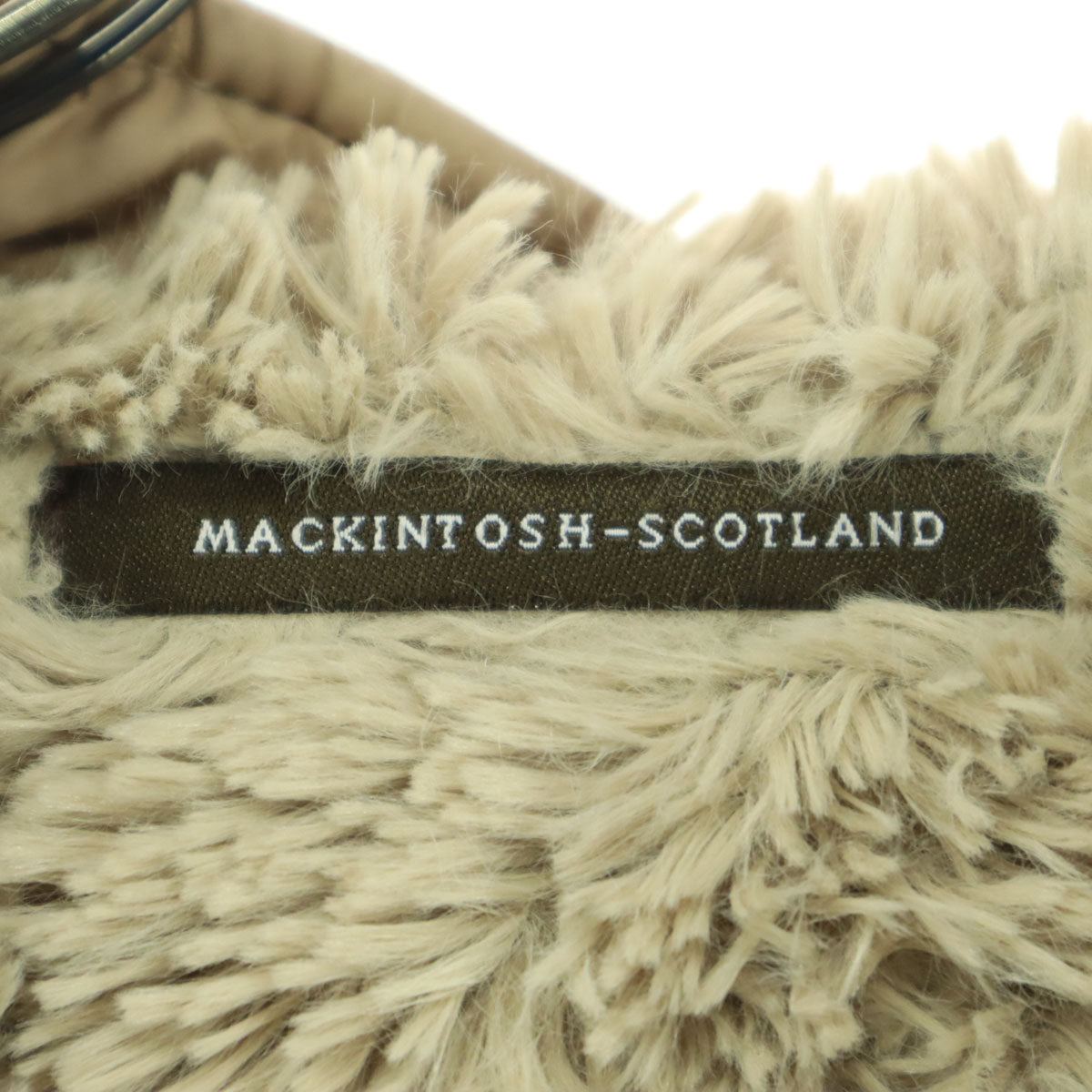 美品 Mackintosh マッキントッシュ スコットランド製 長袖 キルティング 中綿コート 36 ベージュ レディース