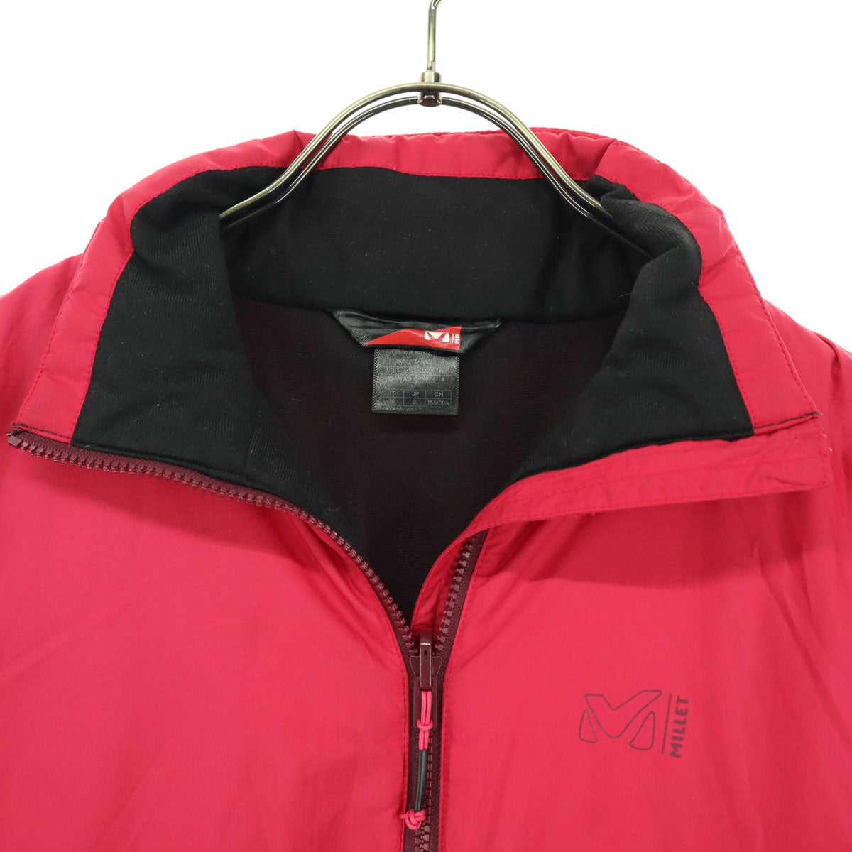 MILLET ミレー ワンポイントロゴ 長袖 3way マウンテンパーカー XS レッド レディース