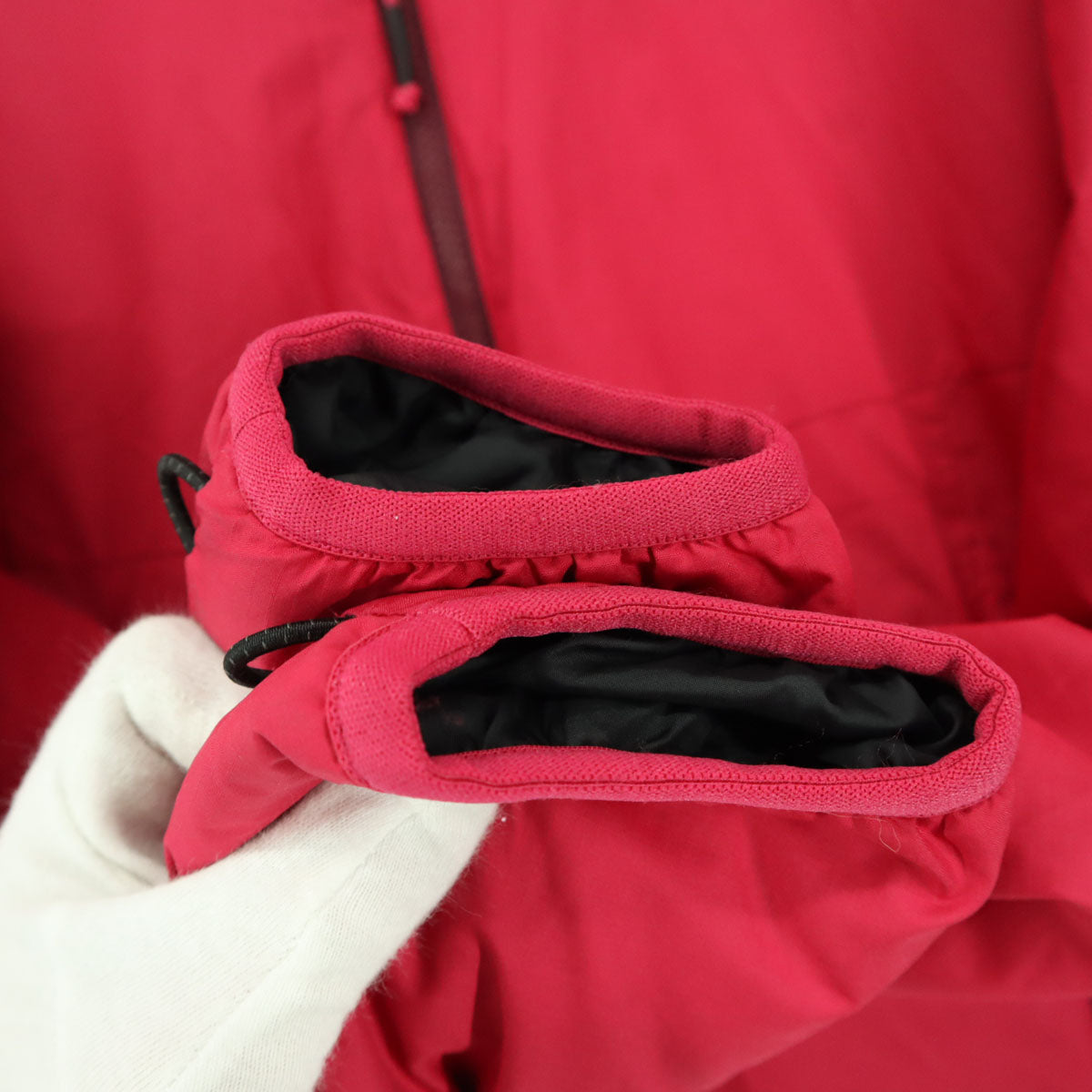 MILLET ミレー ワンポイントロゴ 長袖 3way マウンテンパーカー XS レッド レディース