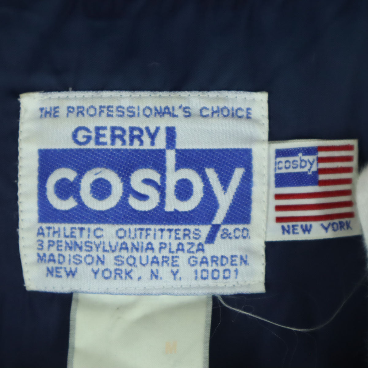 GERRY COSBY ジェリーコスビー 90s オールド 刺繍 中綿ジャケット M レッド メンズ