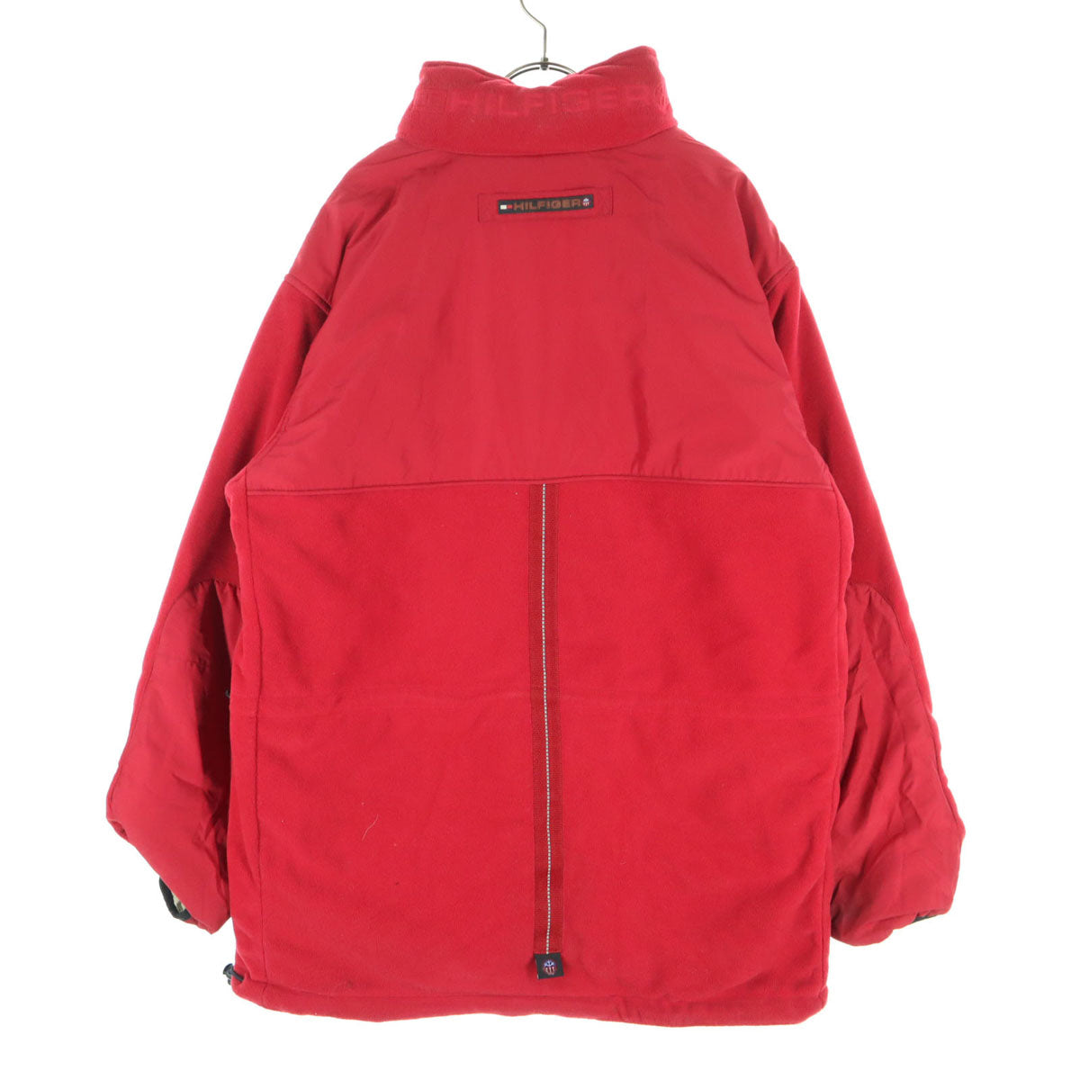 TOMMY HILFIGER トミーヒルフィガー リバーシブル フリースジャケット L レッド 513791 メンズ