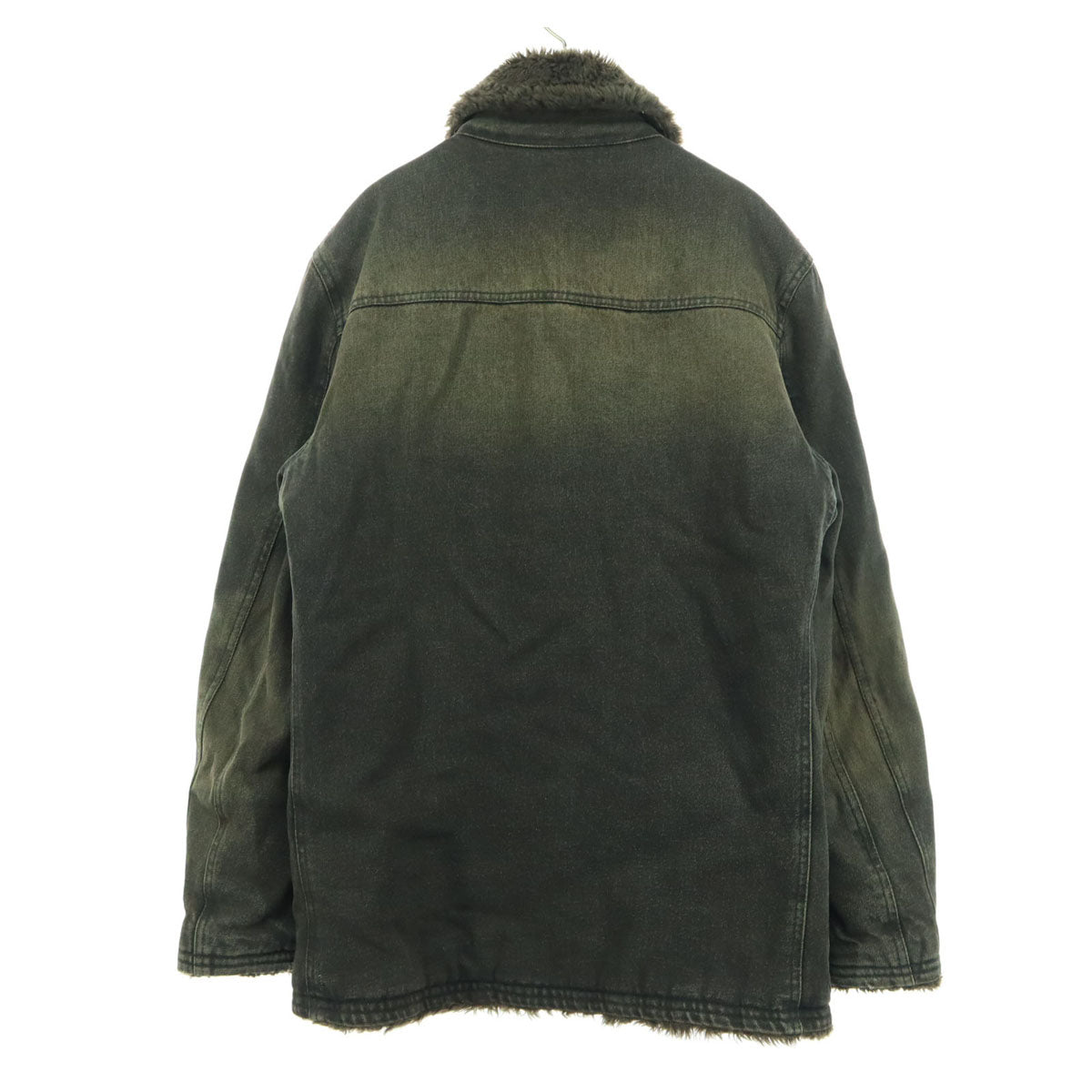 PPFM ピーピーエフエム 長袖 デニムジャケット M ブラウン系 内側 ボア メンズ