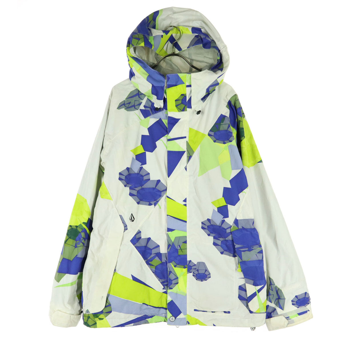 VOLCOM ボルコム 総柄 スノーボード 長袖 ウェア S ホワイト系 メンズ