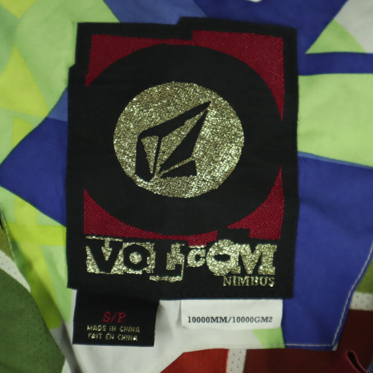 VOLCOM ボルコム 総柄 スノーボード 長袖 ウェア S ホワイト系 メンズ