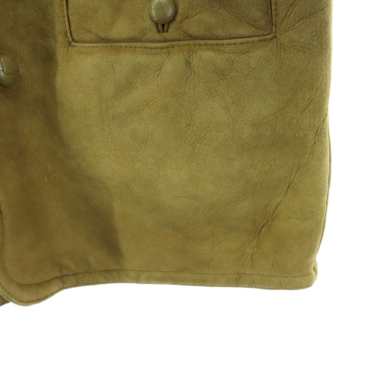 MAgLIA ROSSA 長袖 ムートンジャケット 9 ブラウン 羊革 メンズ