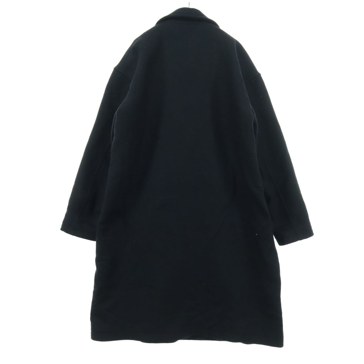 美品 LIDNM リドム 長袖 ウール チェスターコート M ブラック メンズ