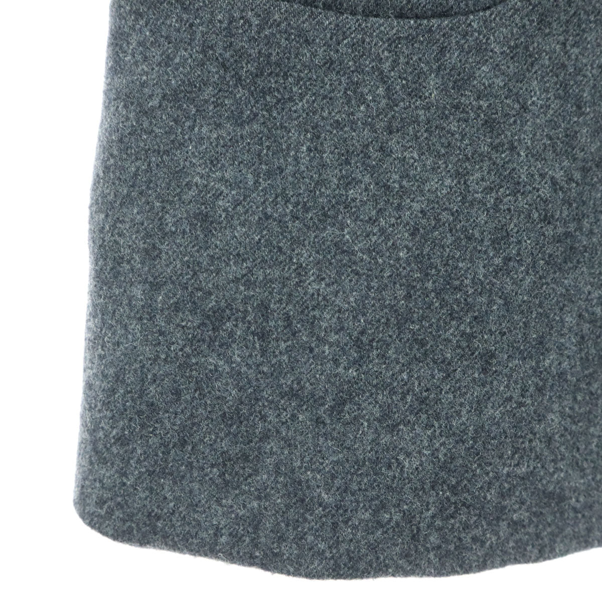 美品 UNIQLO ユニクロ 長袖 チェスターコート M グレー レディース