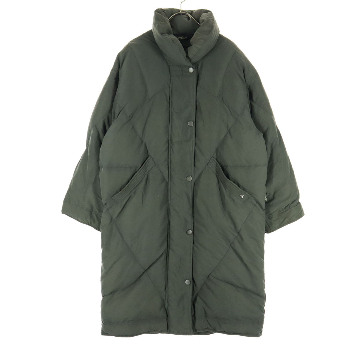 GEO SPIRIT ゲオスピリット イタリア製 長袖 ダウンコート 42 カーキ レディース