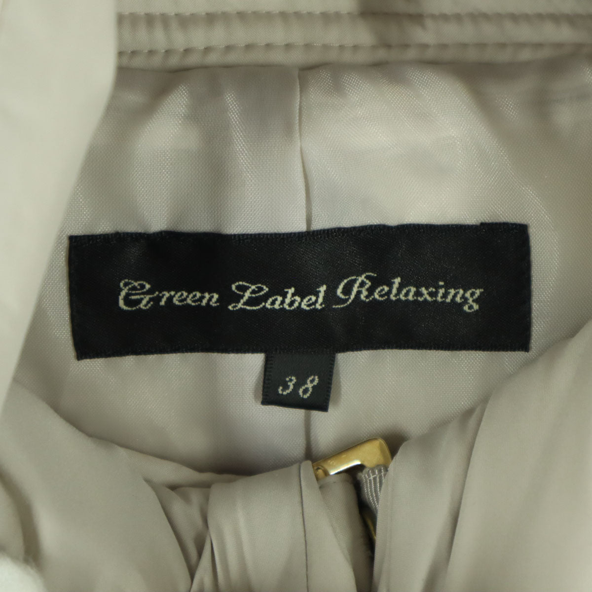 green label relaxing グリーンレーベルリラクシング 長袖 ダウンコート 38 ホワイト系 ユナイテッドアローズ レディース