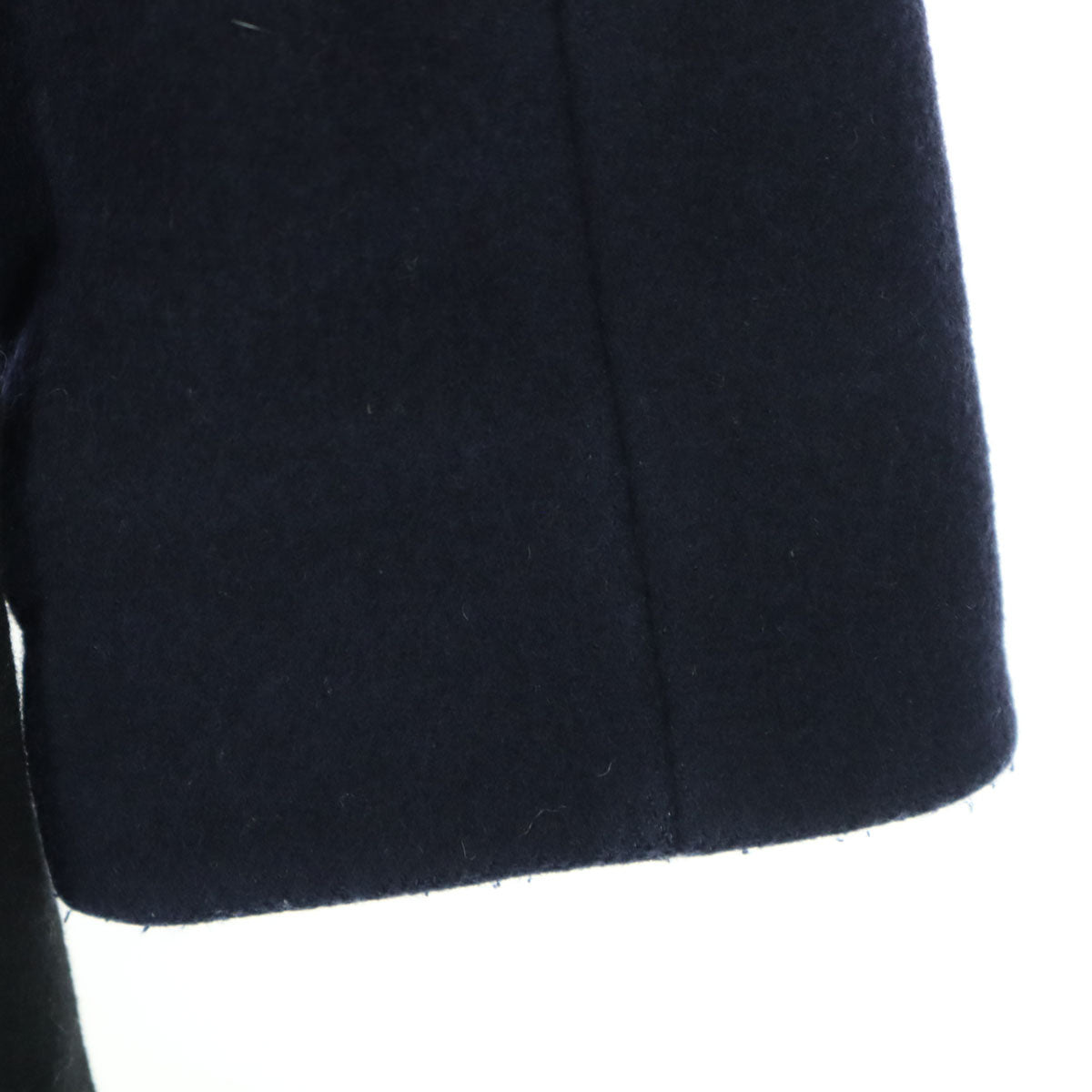 THE PARLOR ザパーラー ベルテッド コート 38 ネイビー レディース