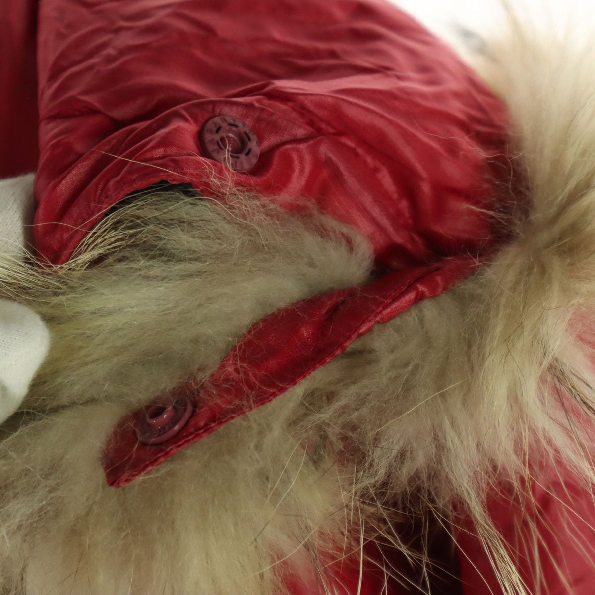 美品 MARMOT マーモット ファーフード付 ダウンジャケット L ピンク レディース