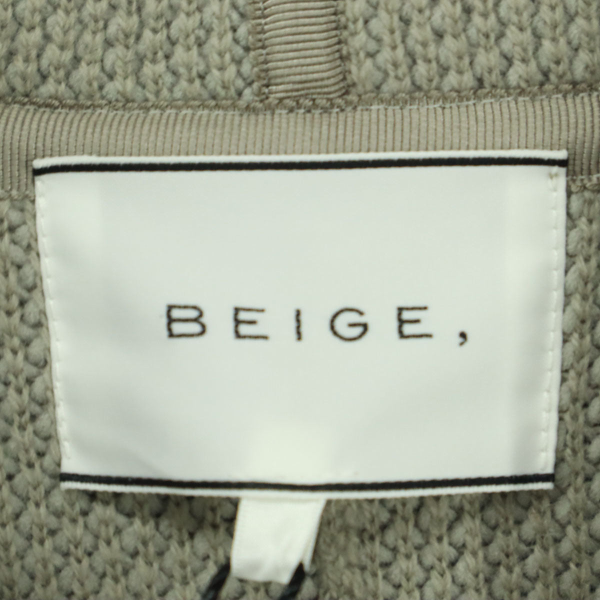 未使用 BEIGE ベイジ 長袖 ニットコート 4 ベージュ レディース