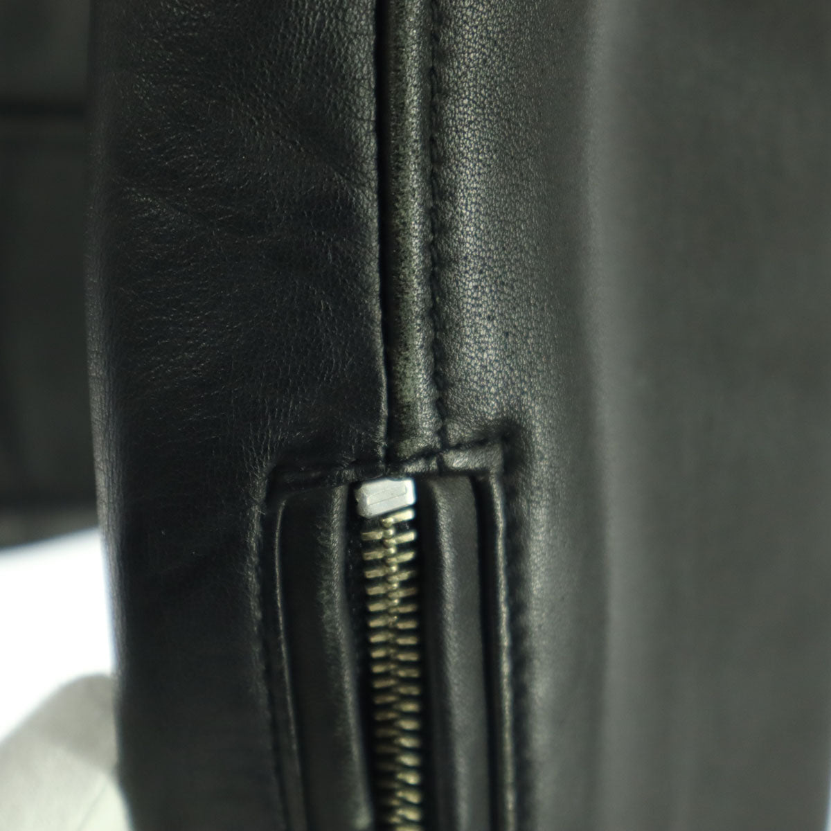 collective コレクティブ 長袖 レザー シングルライダースジャケット S ブラック 羊革 レディース