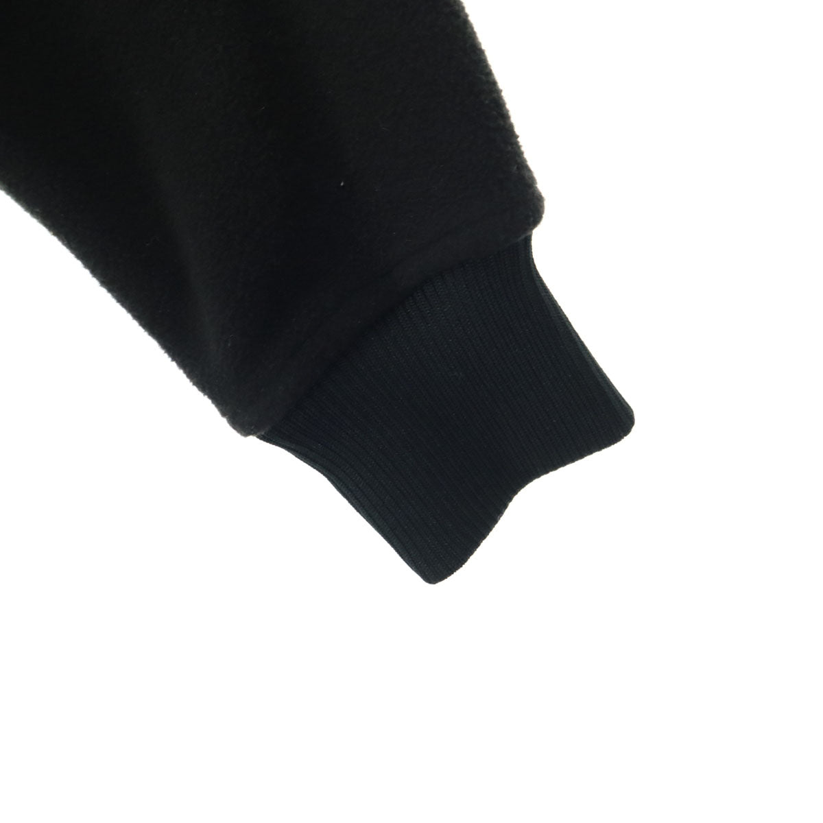 美品 Majestic マジェスティック ワンポイントロゴ 長袖 ハーフジップ フリースジャケット M ブラック メンズ