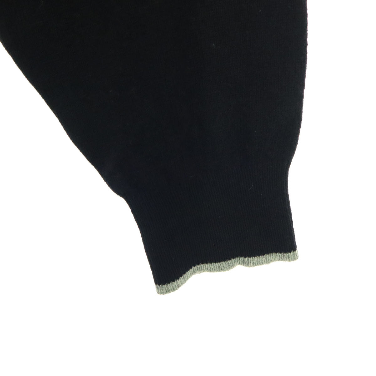 GREENCLUBS グリーンクラブ 日本製 カシミヤ混 キャラクター 長袖 セーター 4 ブラック メンズ